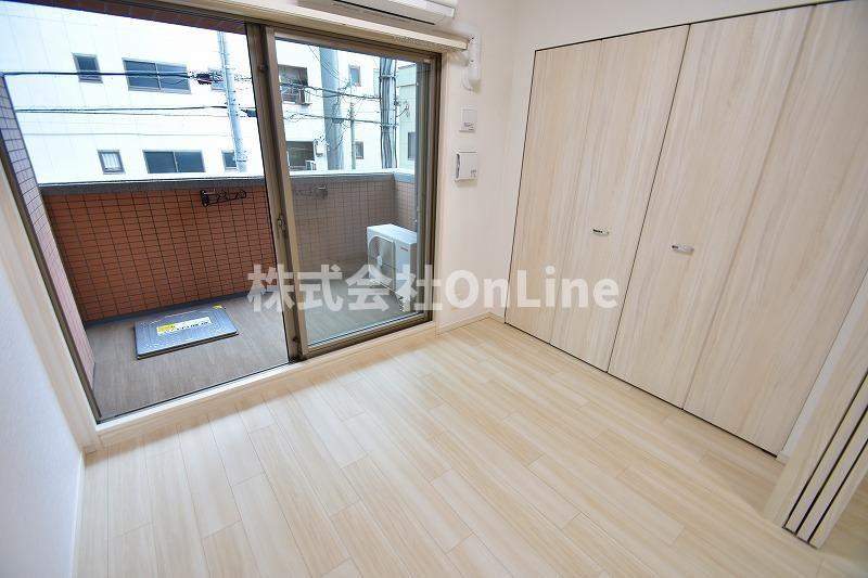 東大阪市足代北１丁目の賃貸マンションの寝室
