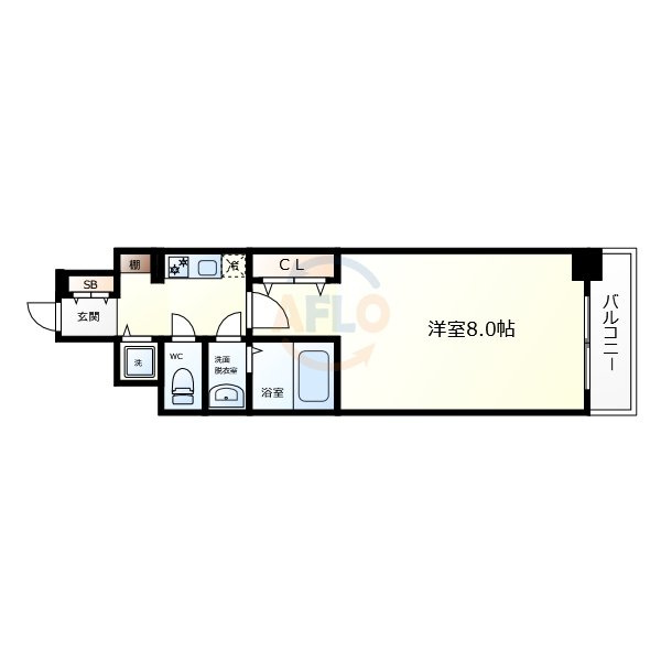 エスリード谷町四丁目の間取り|エスリード谷町四丁目 間取り