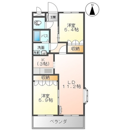 エメラルドグレースの間取り