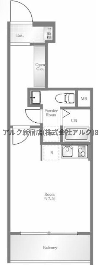 ドリーム上落合の間取り