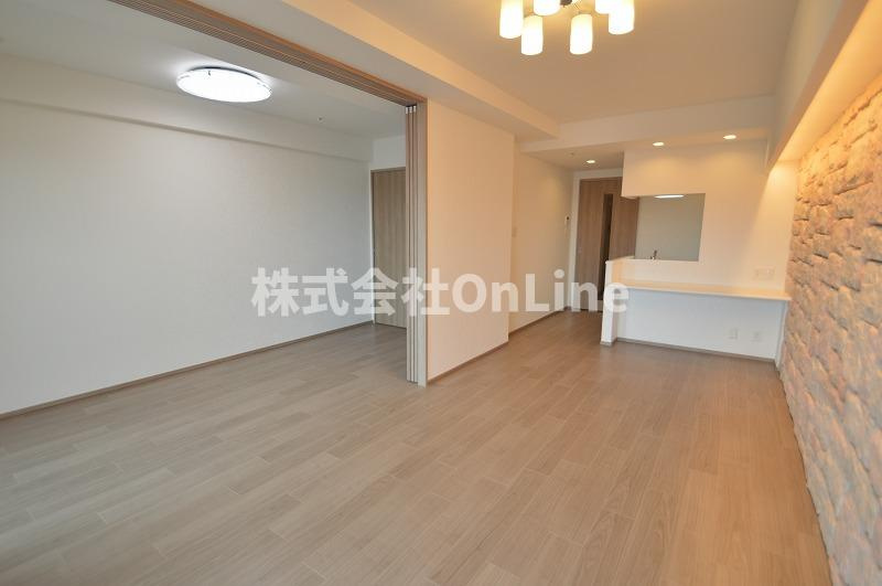 東大阪市高井田元町２丁目の賃貸マンションの居間・リビング