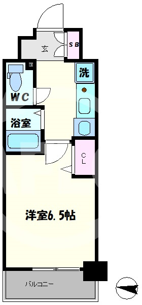 エスリード同心第5の間取り|エスリード同心第5　間取り