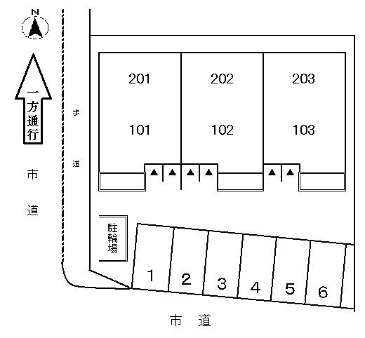 プレドパルク八家の区画図