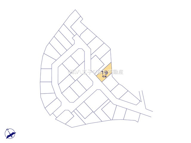 『八王子市新築戸建て』八王子市石川町1458【仲介手数料無料】　７期の区画図|～仲介手数料無料☆八王子ひなた不動産～　八王子市石川町　新築戸建て