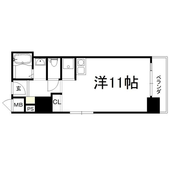 エクセランス梅田西の間取り