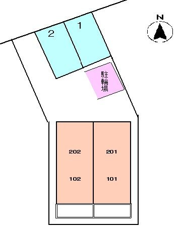ボンヌ　シャンス　ｆの区画図