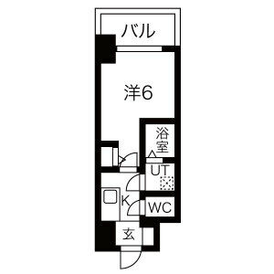 エスリードザグランテンロクの間取り|エスリードレジデンス天神橋筋六丁目　開放感のある間取り