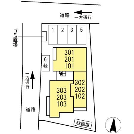 ルヴィータ大秋の区画図