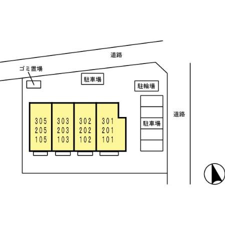 マ　メゾン菊住Ｗの区画図