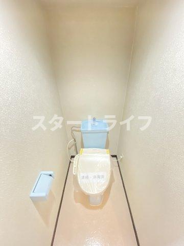 大阪市東淀川区東中島２丁目の賃貸マンションのトイレ