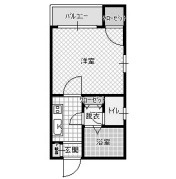 清水マンションⅠの間取り