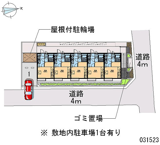 レオパレスミズキの間取り