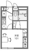 レオパレスミズキの間取り