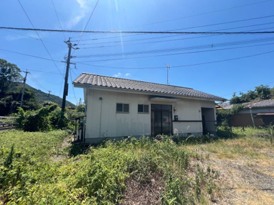【外観】 | 八代市豊原上町字遥拝　２DK　平屋建 | 外観は落ち着いています
