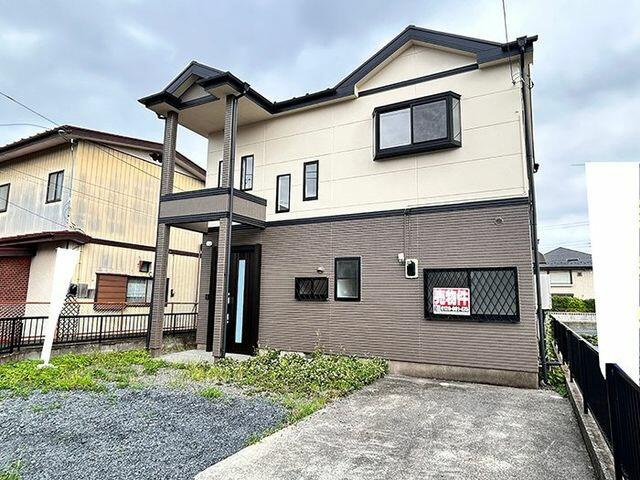 宇都宮市鶴田町　３ＬＤＫ　中古住宅の外観|現地外観