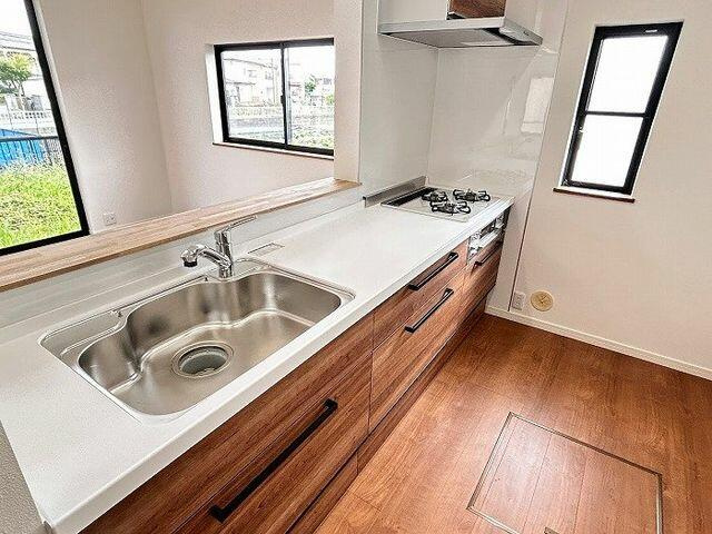 宇都宮市鶴田町　３ＬＤＫ　中古住宅のキッチン