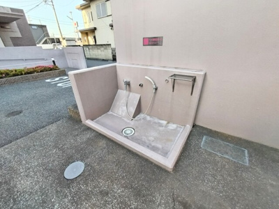 ペットの足洗い場です！