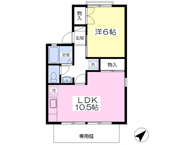 人気の角部屋！収納豊富なゆったり１ＬＤＫです♪