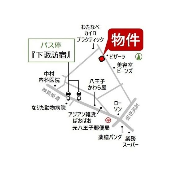 【外観】 | 冨澤ハイツ駐車場 | 地図