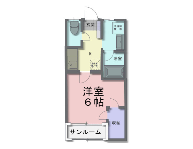 本町山岸ハイツの間取り