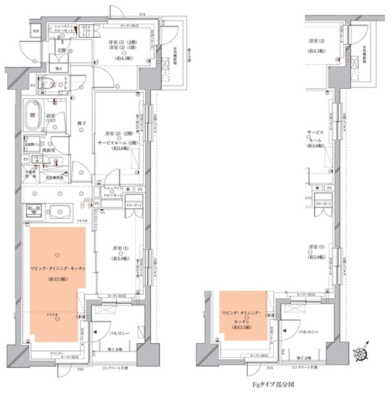 【間取り】 | Ｏｐｕｓ　ｒｅｓｉｄｅｎｃｅ　Ｍｅｇｕｒｏ　Ｓｅｎｚｏｋｕ