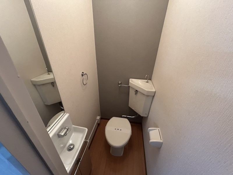 翆甲園ハイツのトイレ