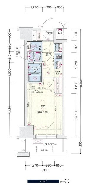 プレサンス久屋大通公園セラフィの間取り