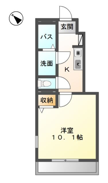 ティエドゥールの間取り