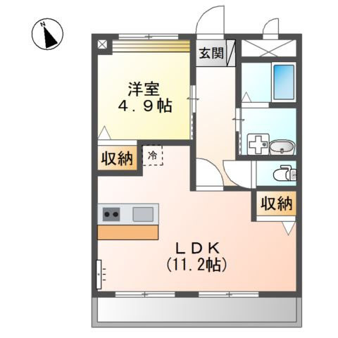 グランソレイユの間取り