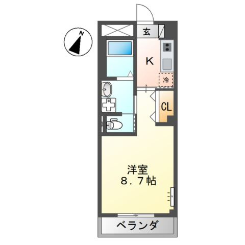 リバレイン東原の間取り
