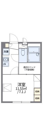 レオパレスアルカンシェルの間取り