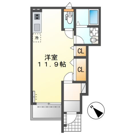 パッショネートの間取り