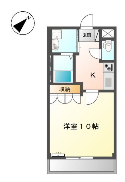 シティ・コート葵の間取り