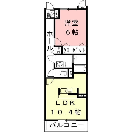 フィールド　ア　カラーステージの間取り