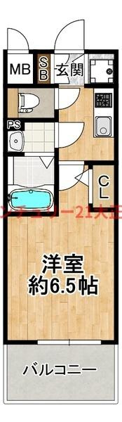 エスリード大阪エヴォルツの間取り