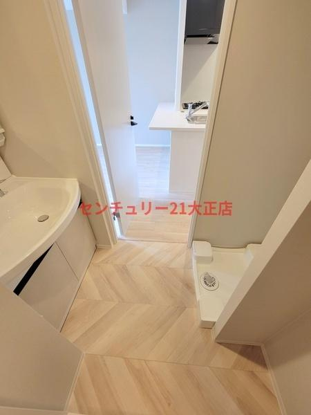 Louis Residence 弁天町の洗面所|★水廻りこんな感じです★