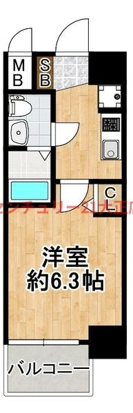 エグゼ大阪BAY CITYの間取り