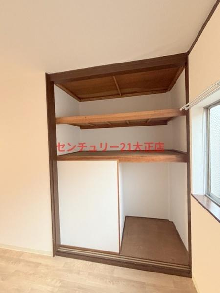 南恩加島テラスハウスの収納