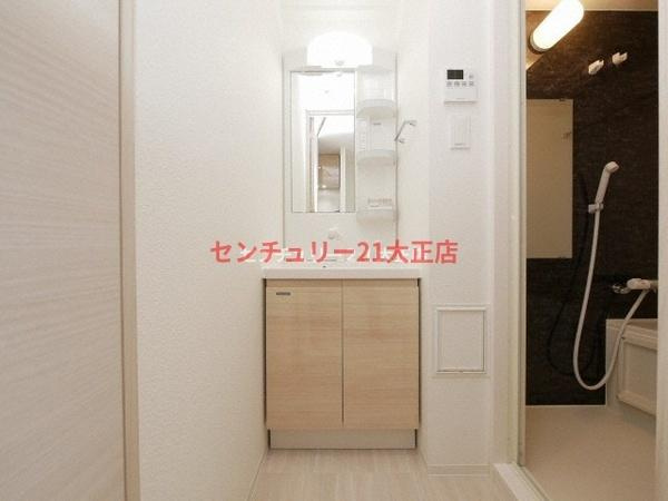 サムティ夕凪LUKSUSの洗面所