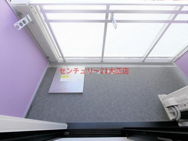 サムティ夕凪LUKSUSのバルコニー