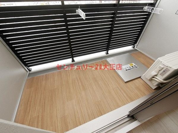エスリード弁天町クレールのバルコニー