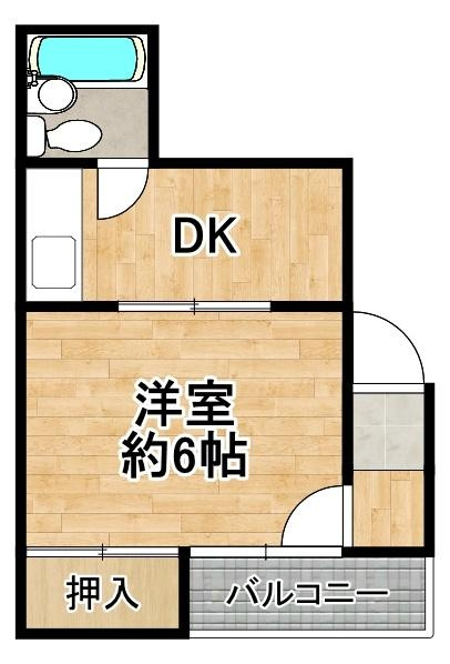 アヴァンス弁天町の間取り