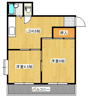 【間取り】 | ハイツT5