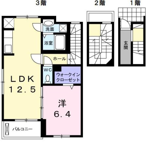 ハイ　ブリッジの間取り