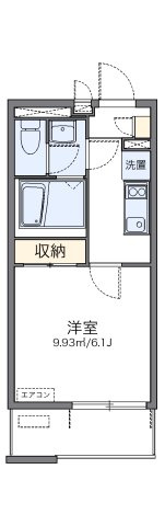 【間取り】 | レオネクストグレイスコーポ薩摩 | 代表的な間取のため実際の間取とは異なる場合があります
