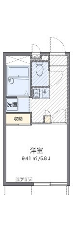 レオパレスシルフィーの間取り|代表的な間取のため実際の間取とは異なる場合があります