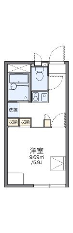 レオパレスシティパルの間取り