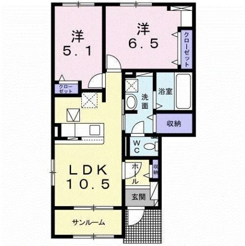 【間取り】 | エスポワール
