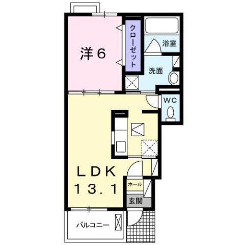 エスペランサＡの間取り