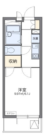 レオパレスＴＹ　ベルツリーの間取り